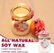 20 Pcs Bear Baby Shower Favors Party Candle Lavender Scented Glass Mason Jar Wax Candle Bulk for Guests Girl Boy Gender Reveal Party Gifts